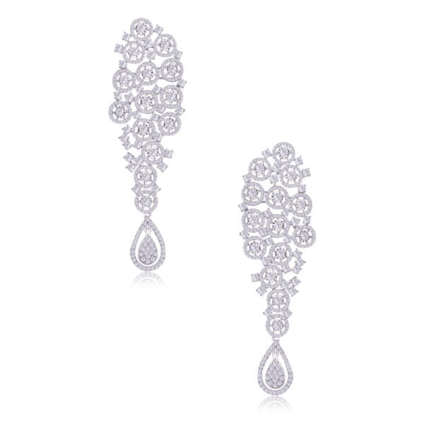 Helena Drop Diamond Earrings