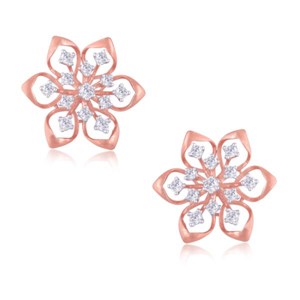 Glorious Floral glitter earrings