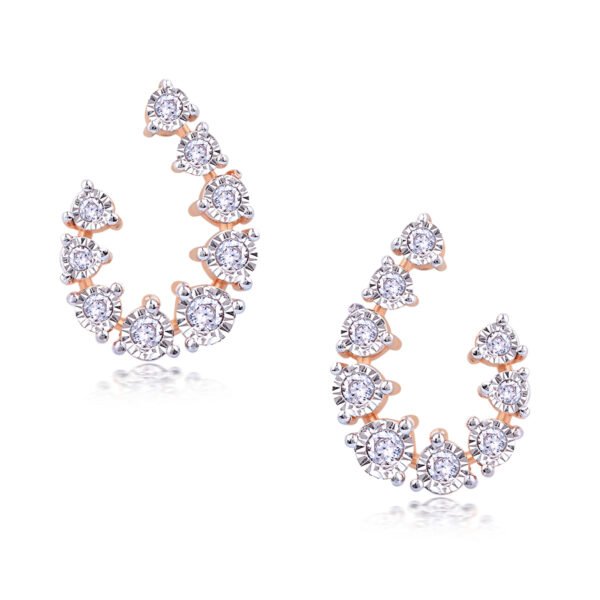 Droplet charishma sparkler earrings