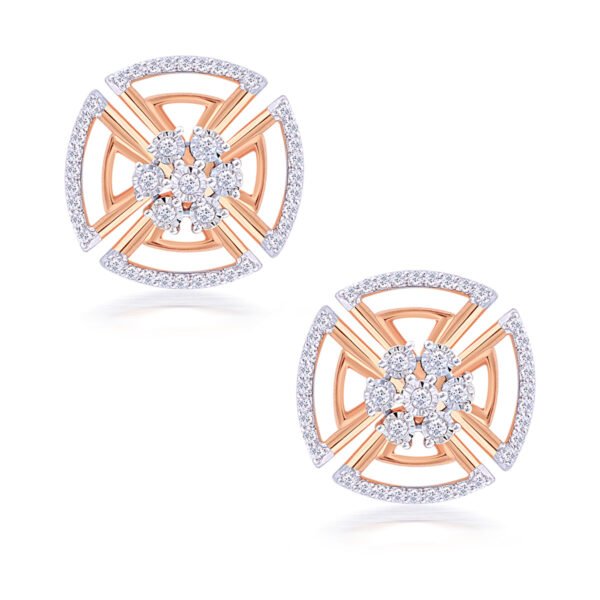 Madeline elegant diamond earrings - Image 2