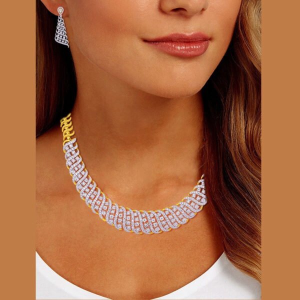 Jade diamond necklace-2 - Image 3