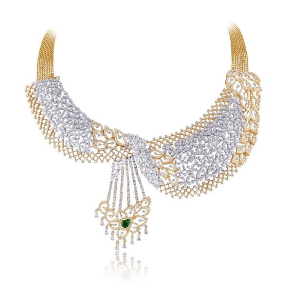 Elegant emerald necklace - Image 2