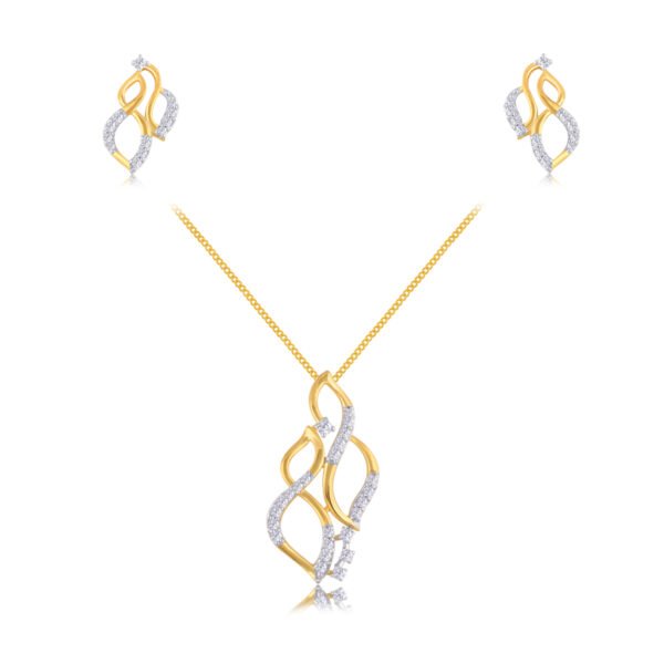 Striking star pendant set