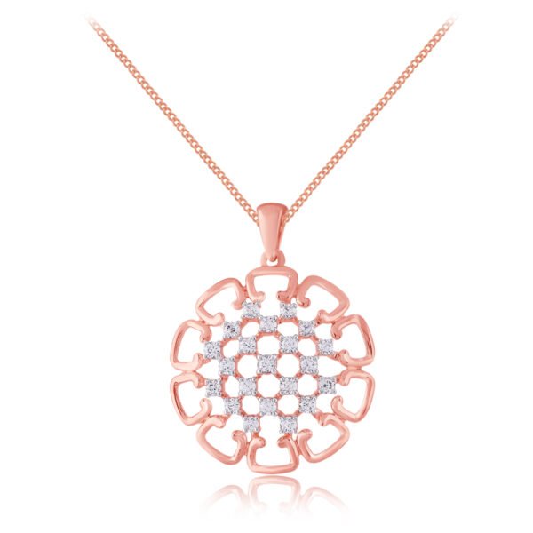 Floriana Lattice pendant set - Image 2