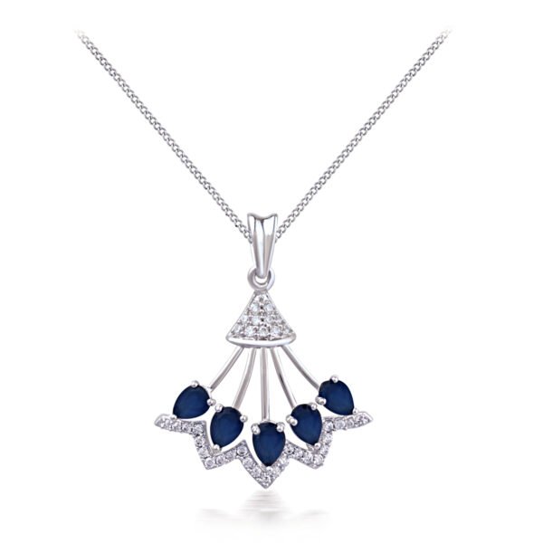 Trianna Blue multisparkle pendant