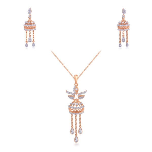 Dhriti dangling pendant earrings