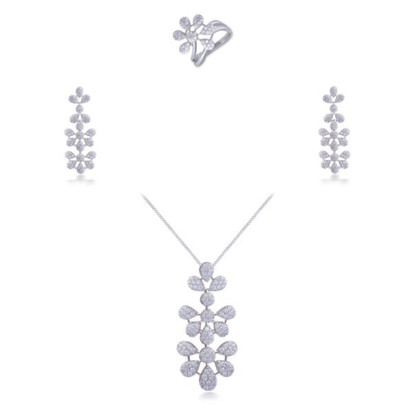 Ardra Diamond Pendant Set