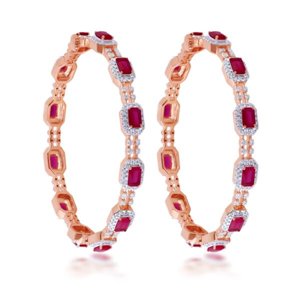 Liliana Ruby diamond bangles