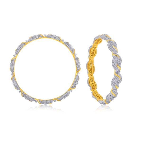 Selena Stylish diamond bangles - Image 2