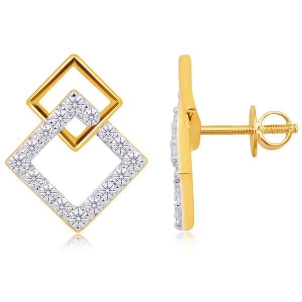 Twinkling Tears Diamond Earrings - Image 2