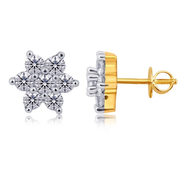 Brilliant star diamond earrings - Image 2