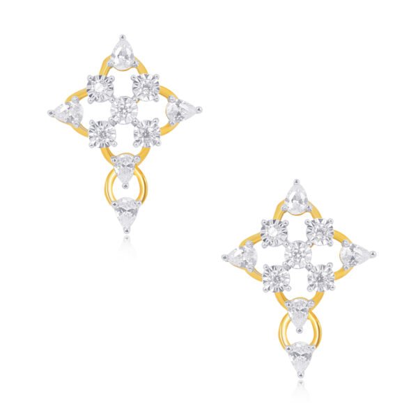 Jian diamond earrings